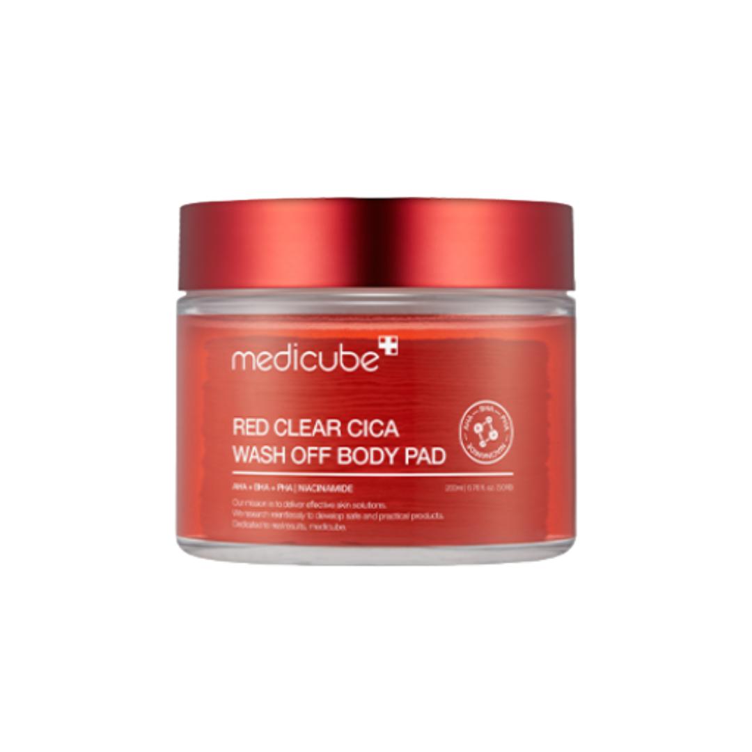 

Medicube Red Clear Cica Смываемый Пад для Тела 50 шт (200мл) (3 варианта) #50 pads (200ml) x 1pcs