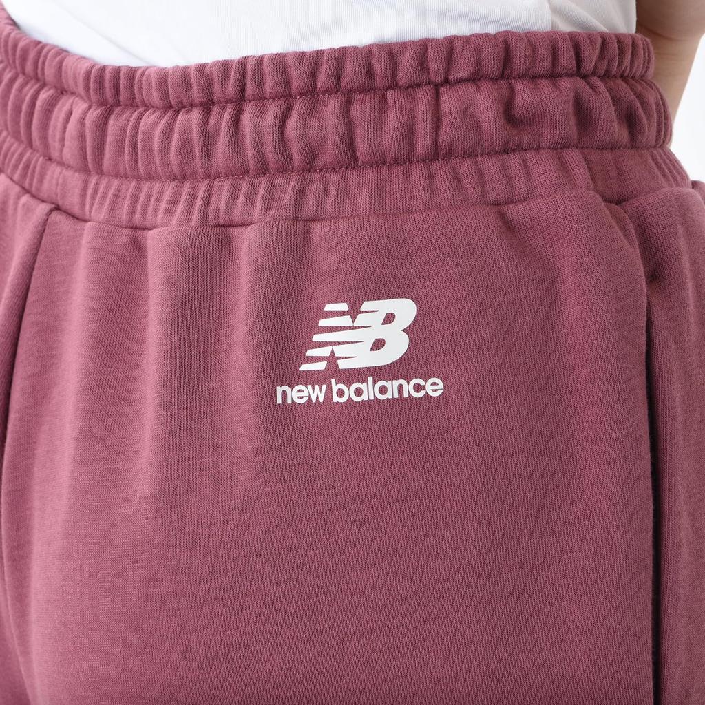 NB Essentials Varsity Sweatpants WAD L [New Balance] (WP33551) Women's (Washed Burgundy)