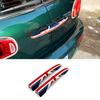 2PCS/Set Car Rear Trunk Door Handle Covers Decoration Stickers For MINI Cooper F54 Rear Handle Protection Shell Car Accessories