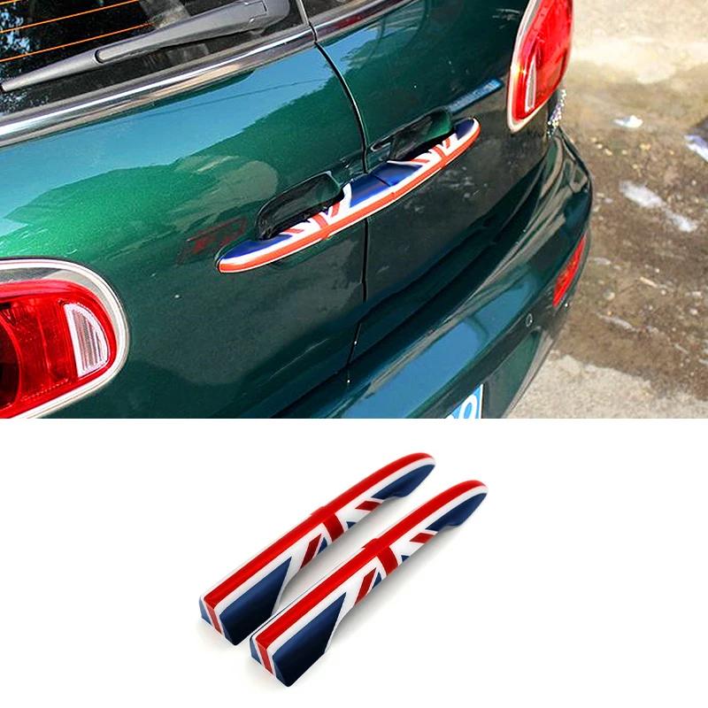 2PCS/Set Car Rear Trunk Door Handle Covers Decoration Stickers For MINI Cooper F54 Rear Handle Protection Shell Car Accessories