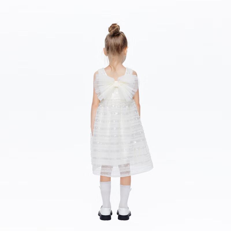 little MO&Co. Girls' Sequin Sleeveless Party Dress