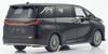 Kyosho Original Scale LEXUS LM 500h Black Glass Finished Model KS03924GBK 1/43 (Graphite Flake, 4-Seat Black)