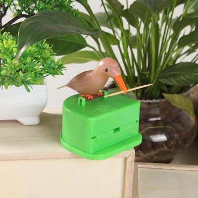 1Pc creativo carino stuzzicadenti automatico uccello stuzzicadenti scatola