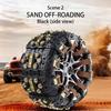 Schneeketten für LKW Schwerlast Anti-Rutsch Stollen Spikes Leise LKW-Reifenketten für Eis Winter Wandern Anhänger Offroad Rasen