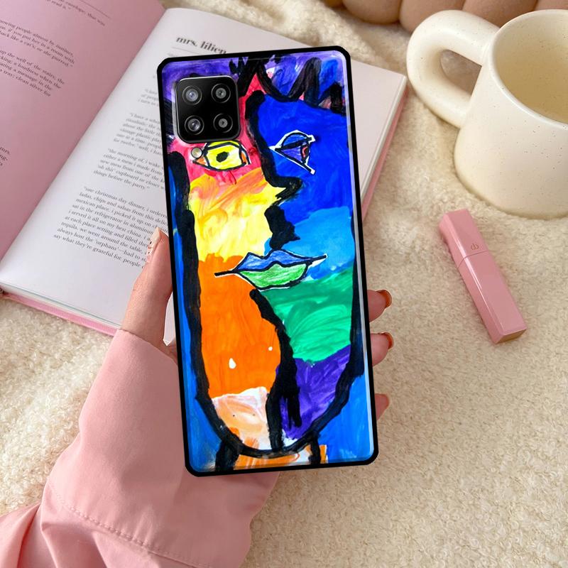 Picasso Abstract Art Painting For Samsung Galaxy A55 A35 A15 A32 A12 A22 A52 A54 A34 A14 A56 A36 A26 A16 A13 A53 A06 Case