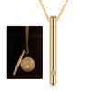 Cylinder Pendant Pet Cremation Urns Necklace Stainless Steel for Cat Dog Ash Memorial Container Holder Jewelry Memorial