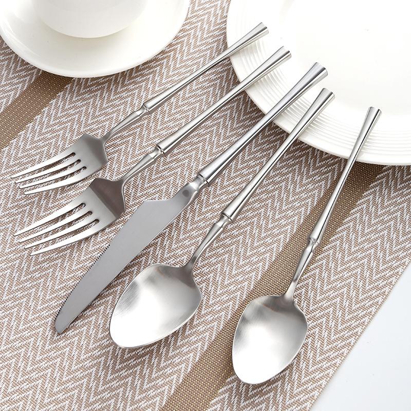 304 Stainless Steel Knife, Fork and Spoon Household Small Waist Tableware High-end Restaurant Western Tableware Steak Knife Red Wine
