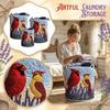 Quilted Laundry Storage Basket, And Suitable For Storing Dirty Clothes.
