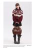Unisex Fair Isle Wool Cardigan: Spring & Autumn Casual Color Block, Loose Long Sleeve Sweater for Men & Women