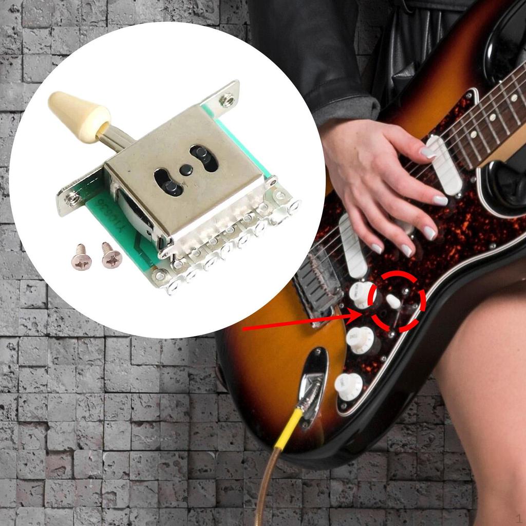 Guitar Pickup Lever Switch Selector Quiet Equipment Maintenance Easy Installation