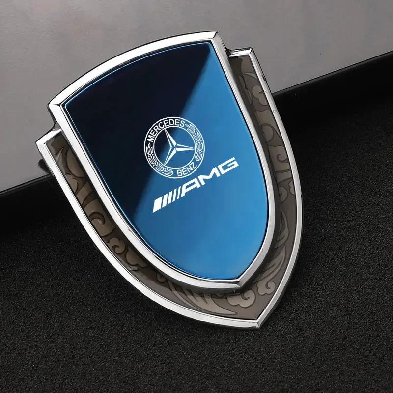 Naklejka Samochodowa Dla Mercedes Benz Stop Metalu Naklejki Samochodowe Emblematy Naklejki Emblemat na Boczne Szyby Akcesoria dla Mercedes Benz AMG GLC W20