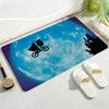 E.T. the Extra-Terrestrial Movie Floor Mat Soft Thickened Flannel Door Mat Non-Slip Living Room Rug Home Decor