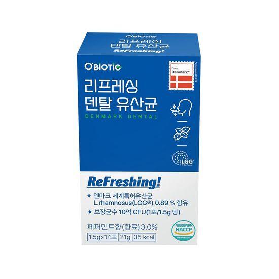 O'BIOTIC Refreshing Dental Probiotics 14 Packets (2 Weeks' Supply)