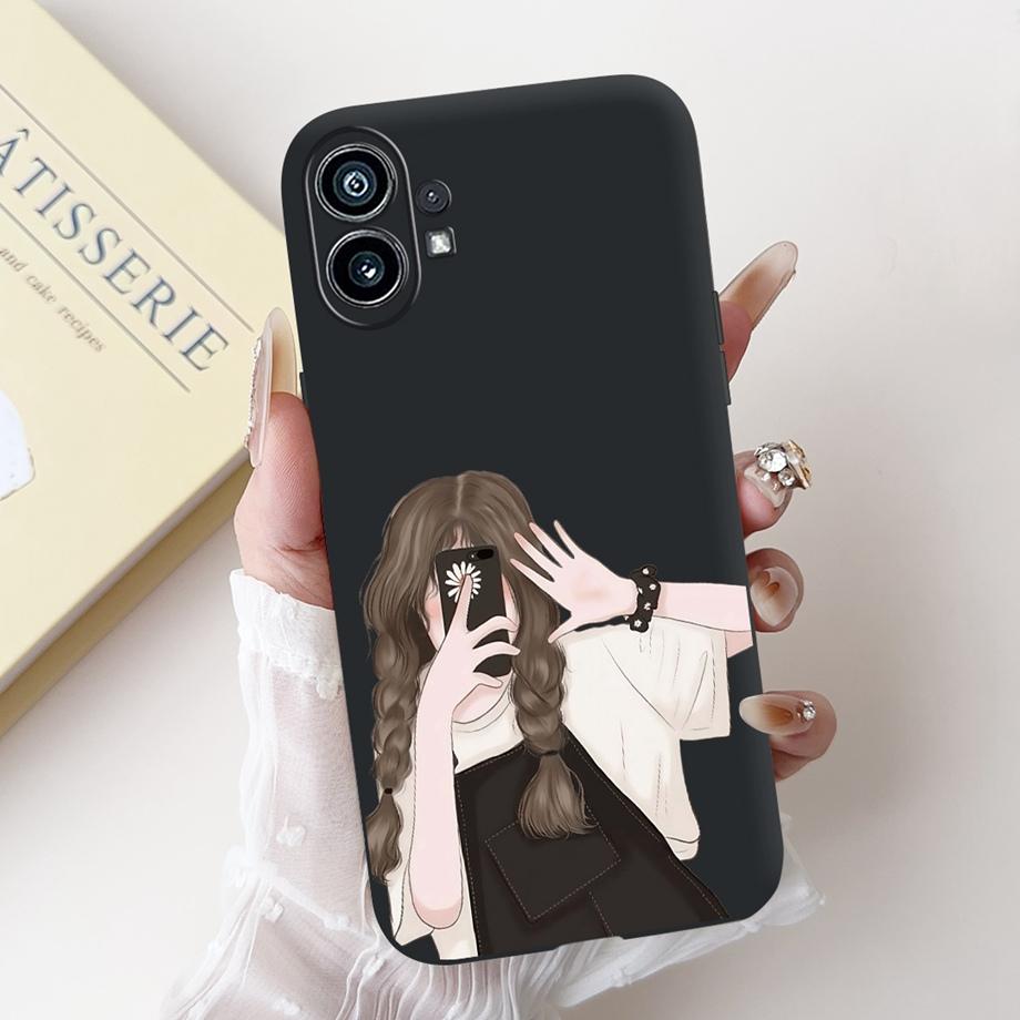 Butterfly Flower Landscape Marble Cartoon Cover For Nothing Phone 1 2 2a 3a Pro Case Phone (2a) (3a) Pro Capa Silicone Funda