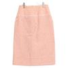 ROCHAS 24 ROPA35175A Orange x White Striped Skirt skirt 40 orange/whiteUsed