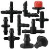 Barbed Connectors Irrigation Fittings Drip Irrigation Barbed Connectors 4/7mm Tubing Fittings for Flower Pot Garden Lawn