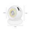 360° Rotating COB Ball Light PIR Motion Sensor LED Night Light USB/Battery Powered Magnet Wall Lamp for Bedroom Bathroom Kitchen