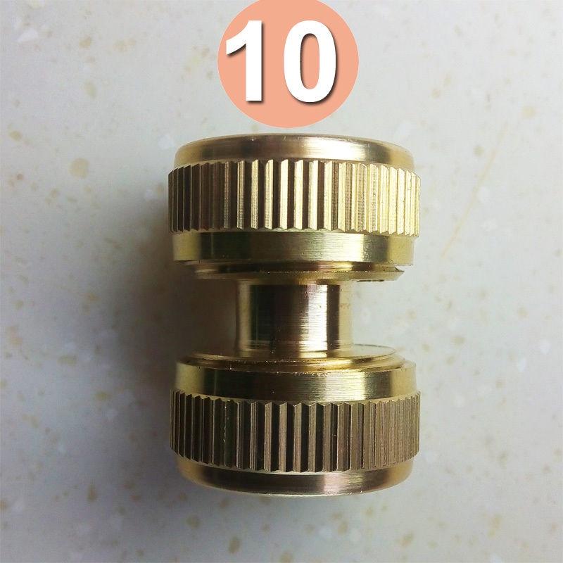Hose Brass Tap Connector Garden Pipe Quick Fit Adapter Fitting Nozzle Kit