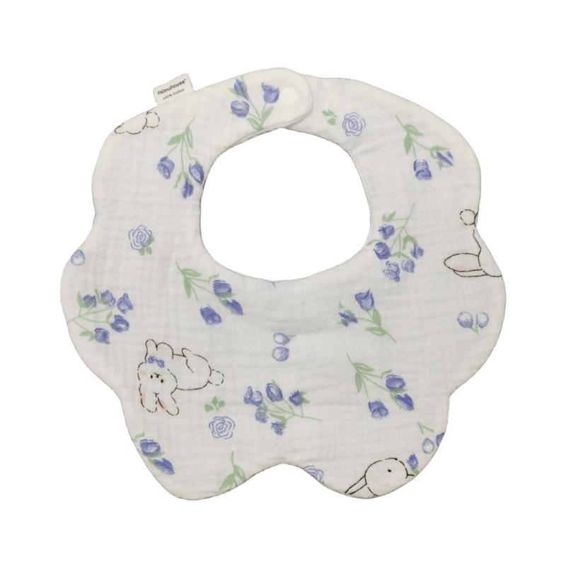 Cotton Bibs Newborn Toddler Drooling Apron Bib Baby Burp Cloth Strong Absorbent Soft Feeding Bibs Baby Product Baby Bib