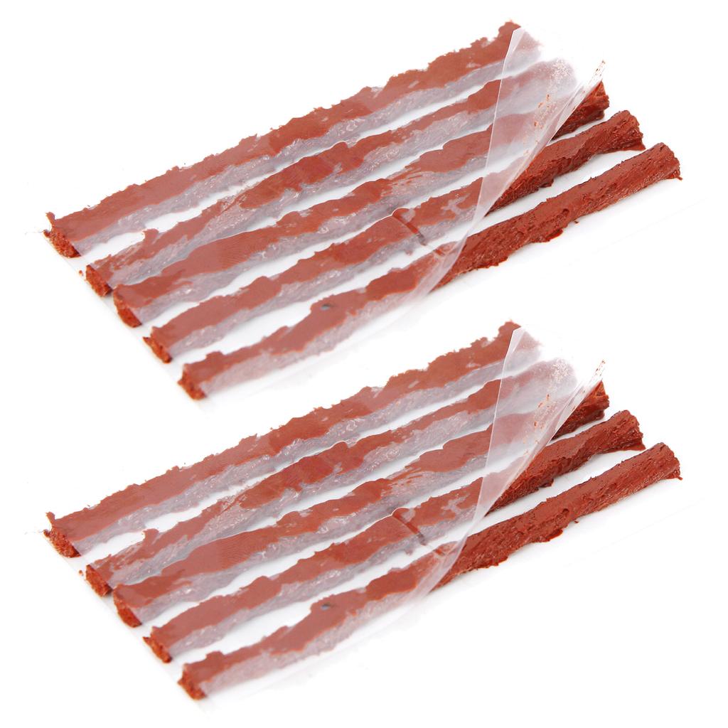 Car Tubeless Tire Repair Strips Kit Stiring Glue for Tyre Puncture Emergency Car Motorcycle Bike Tyre Repairing Rubber Strips