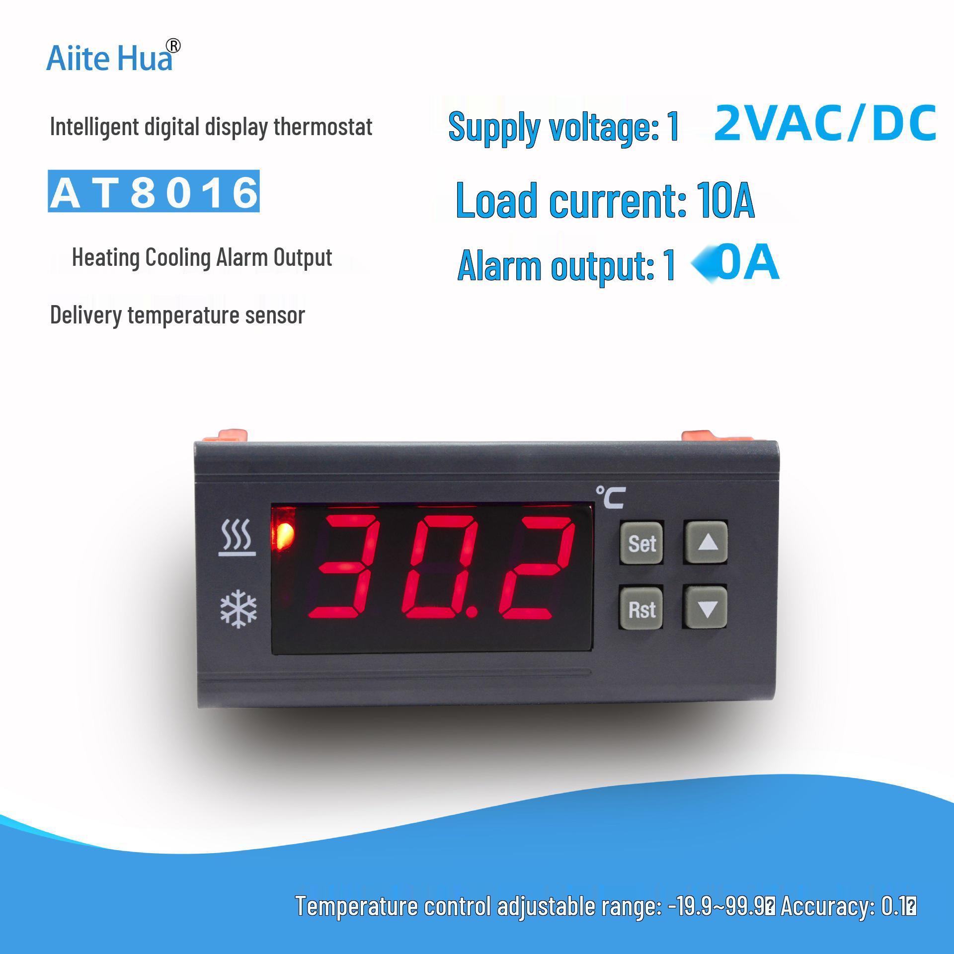 AH8006 Digital Temperature Controller with Adjustable Automatic Control Display