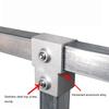 Multipurpose 25X25mm Square Tube Adapter Connector Accessories Aluminum Alloy 3 Way Elbow Pipe Fitting Easy To Install