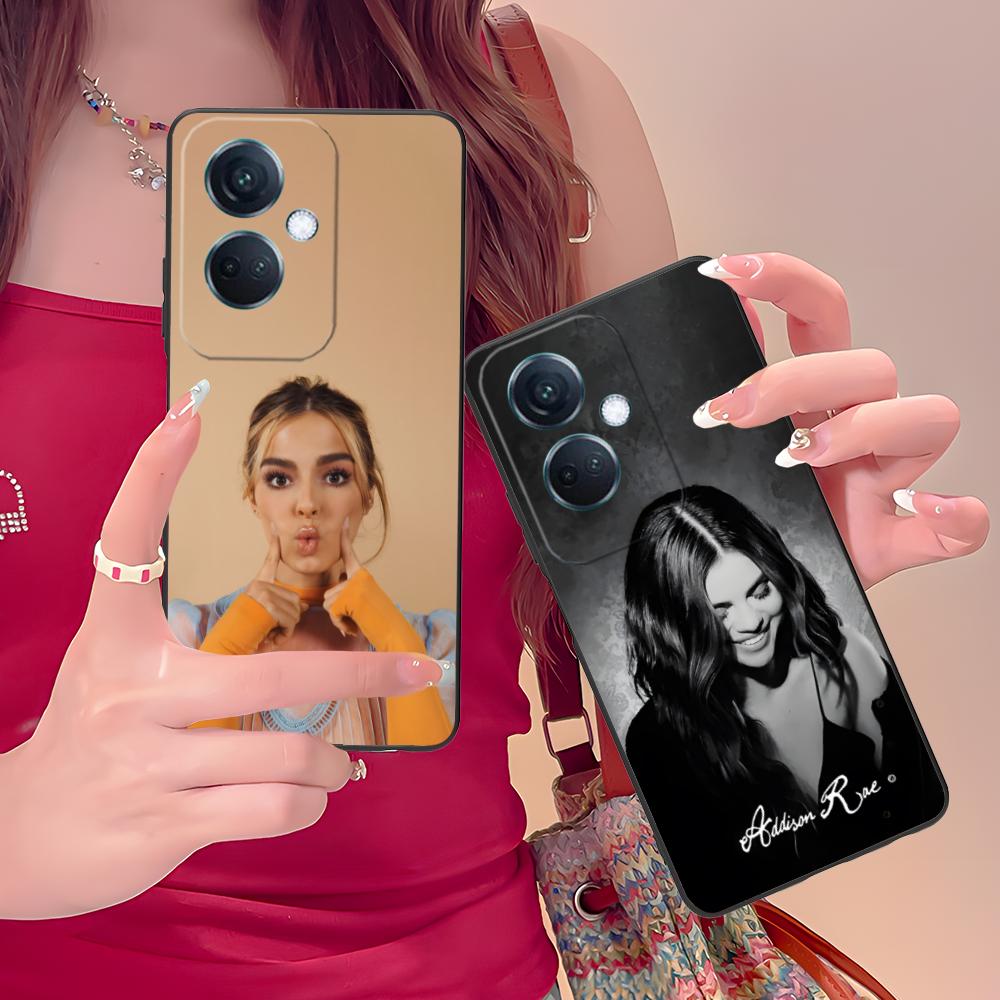 Addison Rae Mobile Phone Case for OPPO Reno 14 13 12 11 10 9 8 7 6 5 F T Pro 5G Colorful Printing Cover Cover Cellphones Luxury