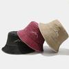 European and American Washed Old Mountain Embroidery Fisherman Hat Retro Men and Women Outdoor Sports Mountaineering Fishing Hat