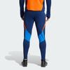 Adidas SS24 Juventus Tiro Series Color Block Logo Fashion Slim Fit Mid Rise Football Pants Men Bottoms Navy-Blue IS5796