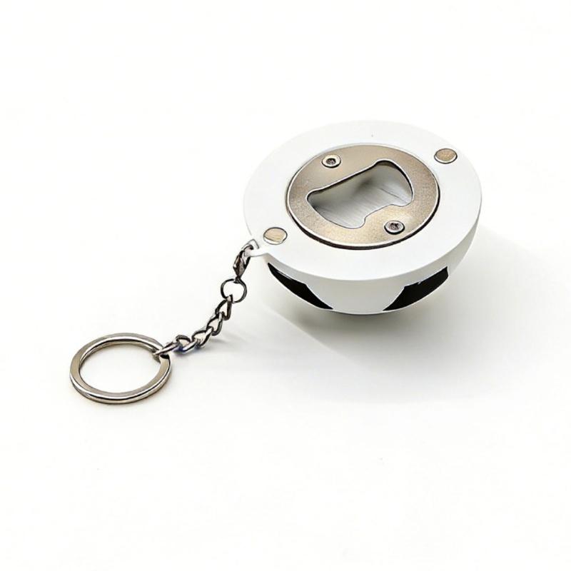 Unique Ball Shape Bottle Opener Magnetic Fridge Decors Drink Opener Tool Perfect Gift For Football Enthusiasts