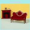 Wooden Dollhouse Miniature Furniture Set For Diy Collectors Home Decor