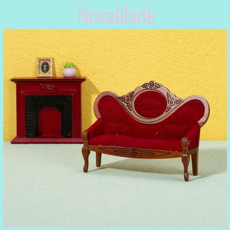 Wooden Dollhouse Miniature Furniture Set For Diy Collectors Home Decor