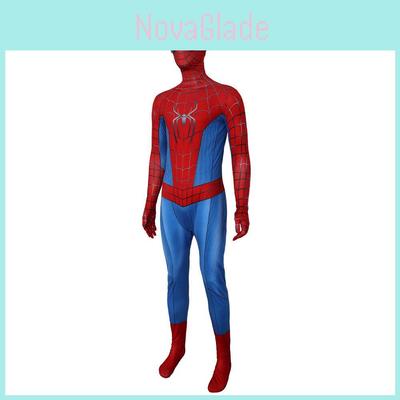 Spider-Man 4 Cosplay Overall aus Polyesterstoff für Halloween-Kostüm