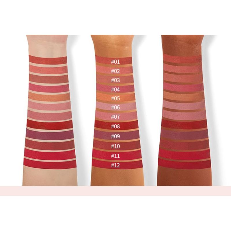 Pudaier - Velvet Matte Liquid Lipstick - 12 Colors