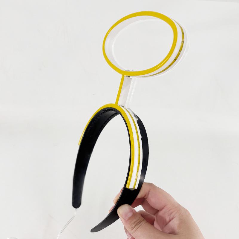 LED Neon Angel Halo Light-Up Headband for Christmas, Halloween, Concerts, Decoration, and Costumes