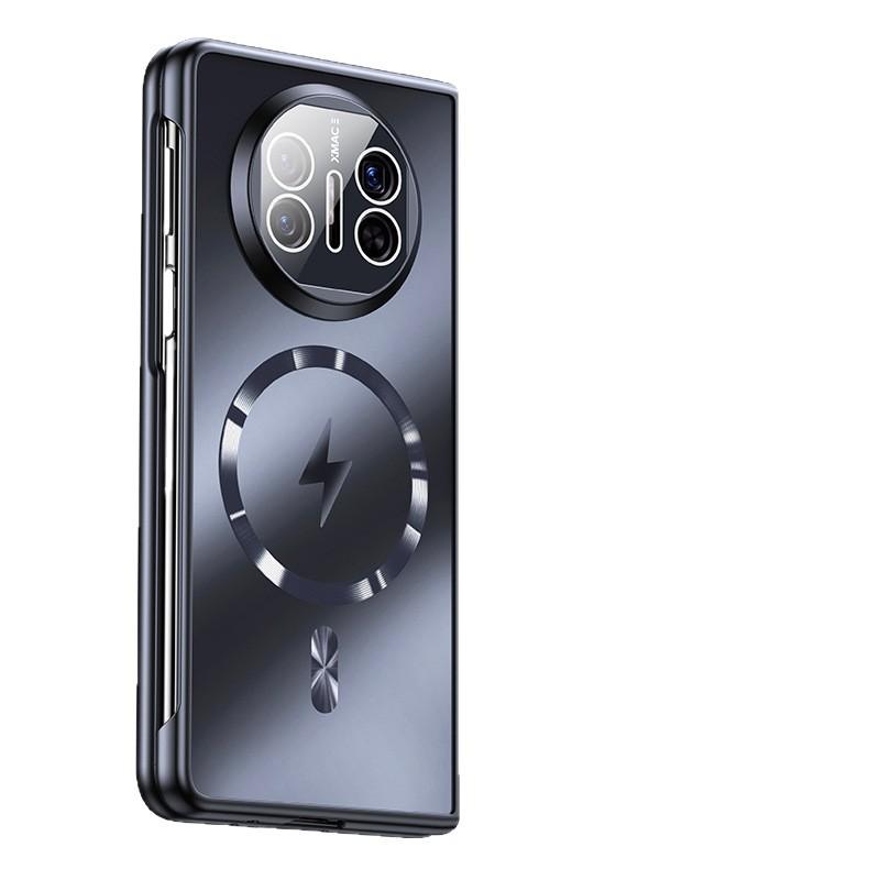 The Dazzling Gold Magnetic Frameless Phone Case Is Compatible with the Huawei MATE X6 Ultra-thin MATE X3/X5 Fashion Lens Film