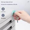 Deli 5-Drawer Lockable Desktop File Cabinet