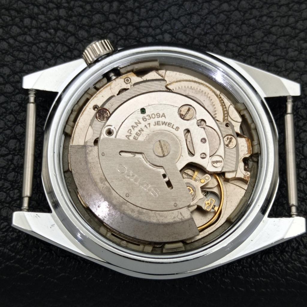 VINTAGE REFURBISHED SEIKO 5 AUTOMATIC JAPAN MENS GREY COLOR DIAL WATCH a440413-4 Sk-a440413