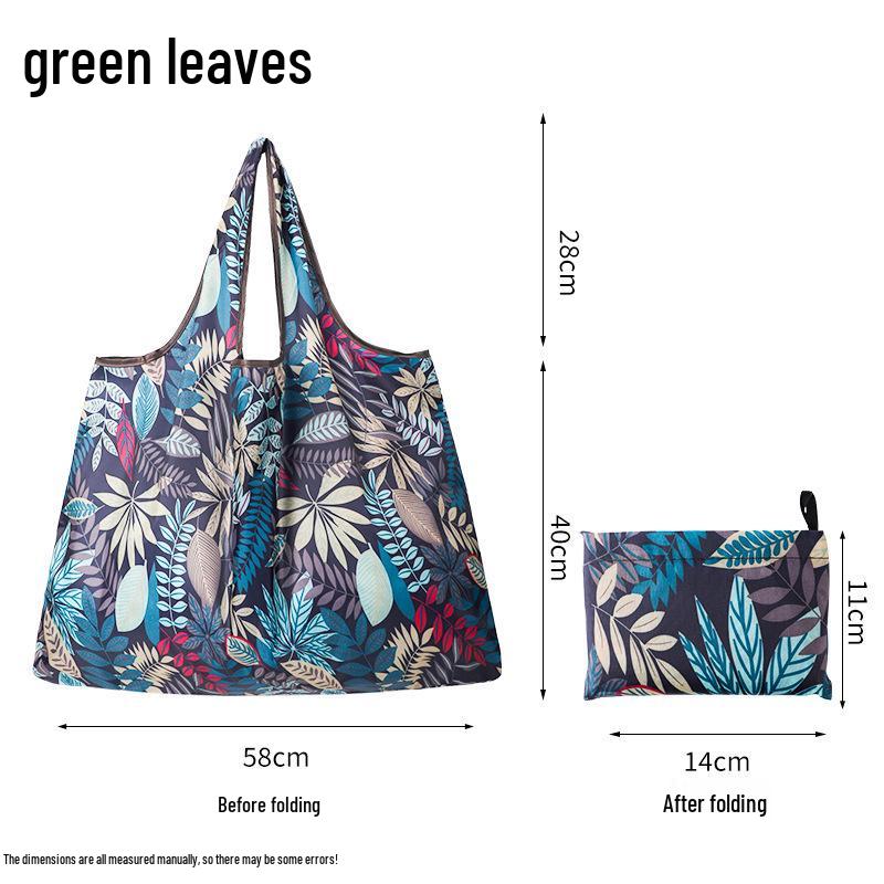 Free Shipping: Cute Cartoon Foldable Eco-Friendly Shopping Tote Bag with Large Capacity