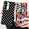 Polka Dots Art Fashion Desgin Soft Phone Case For Samsung A17 A27 A07 A37 A57 A16 A56 A15 A55 A14 A54 A13 A53 A26 A36 A25 A35 A2
