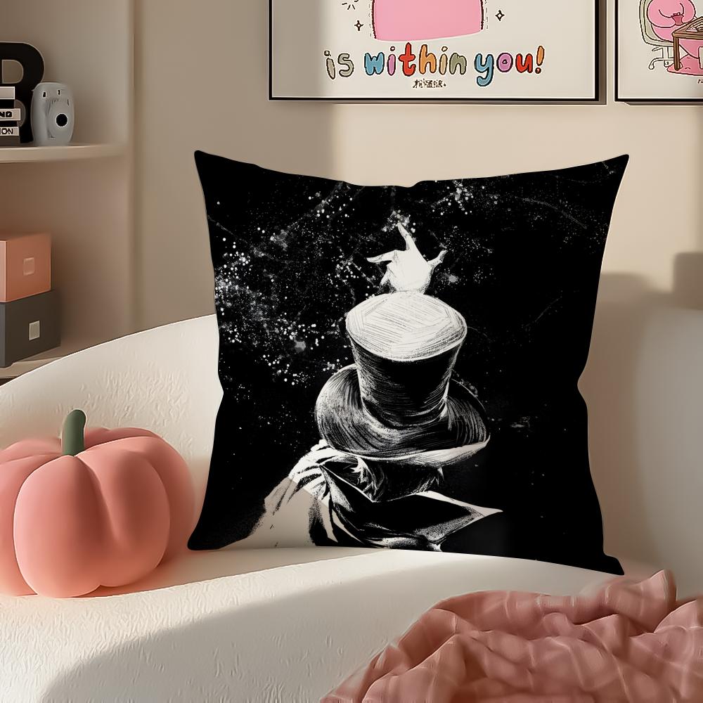 Fantasy Chinese Novel LLord of Mysteries Cushion Cover Pillowcase Short Plush Invisible zipper Room Sofa Cushion Cover
