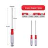 High Strength Phillips & Slotted Screwdriver Set with Non-Slip Magnetic Handle, Chrome Vanadium, High Hardness