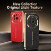 Classic Lychee Leather Electroplated Frame Case For Nothing Phone (3a) Pro Nothing Phone 3a Slim Protect Cover