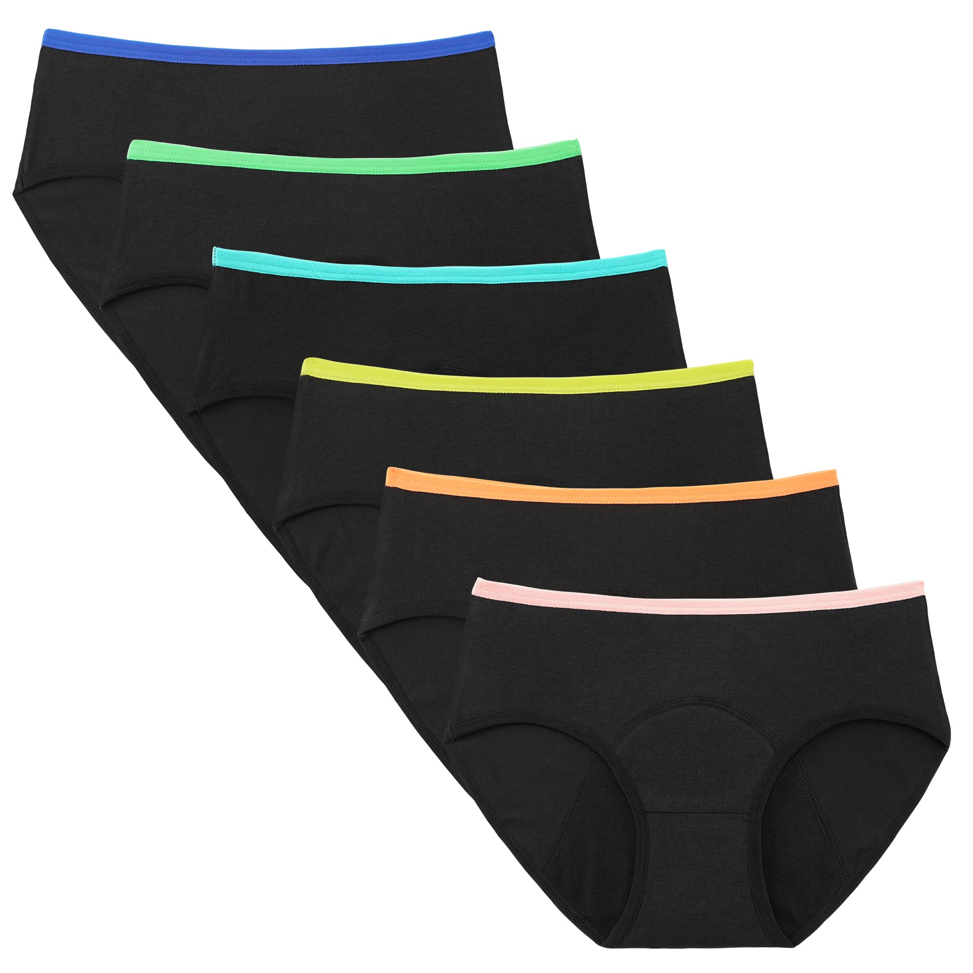 

INNERSY Junior Sanitary Period Underwear for Plus Day and Night Suitable for and High School Set of Sizes Panties, Panties, Girls, Cotton, Sizes, Use,