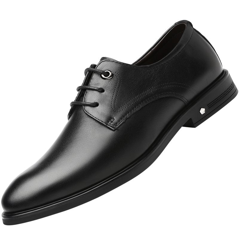 Genuine Leather Business Men's Shoes Luxury Minimalist Style Dress Up Party Daily Office Work Adult High-quality Shoes 38-44