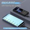 Qosea MP3 Player with Built-in 64GB Storage, Bluetooth 5.0, Built-in Speaker, Hi-Fi Sound Quality, 2.4-inch Screen, OTG Compatible, Black