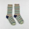 Colorful Striped Socks Women Autumn Winter Mink Fleece Floor Sock Soft Thicken Plush Indoor Socks Female Fluffy Sox