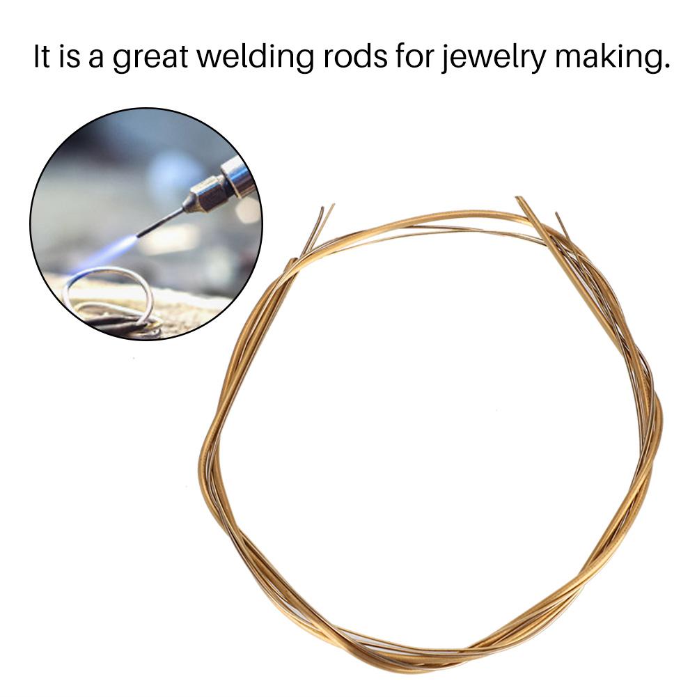 3Pcs Professional Silver Alloy Welding Rods Soldering Wire Repairing Tool for Jewelry Making 0.5 0.7 1.5mm