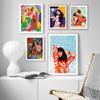 Modern Abstract Woman Posters Print Female World Mexican Colors Canvas Painting Miranda Wall Art Pictures For Living Room Decor No Frame