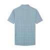 Qipai Men's Seamless Cooling Plaid Short-Sleeve Business Shirt